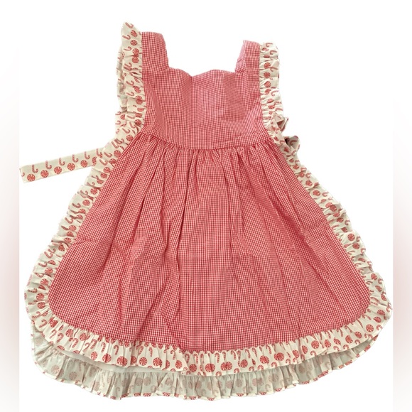 Other - Christmas candy cane red and white apron